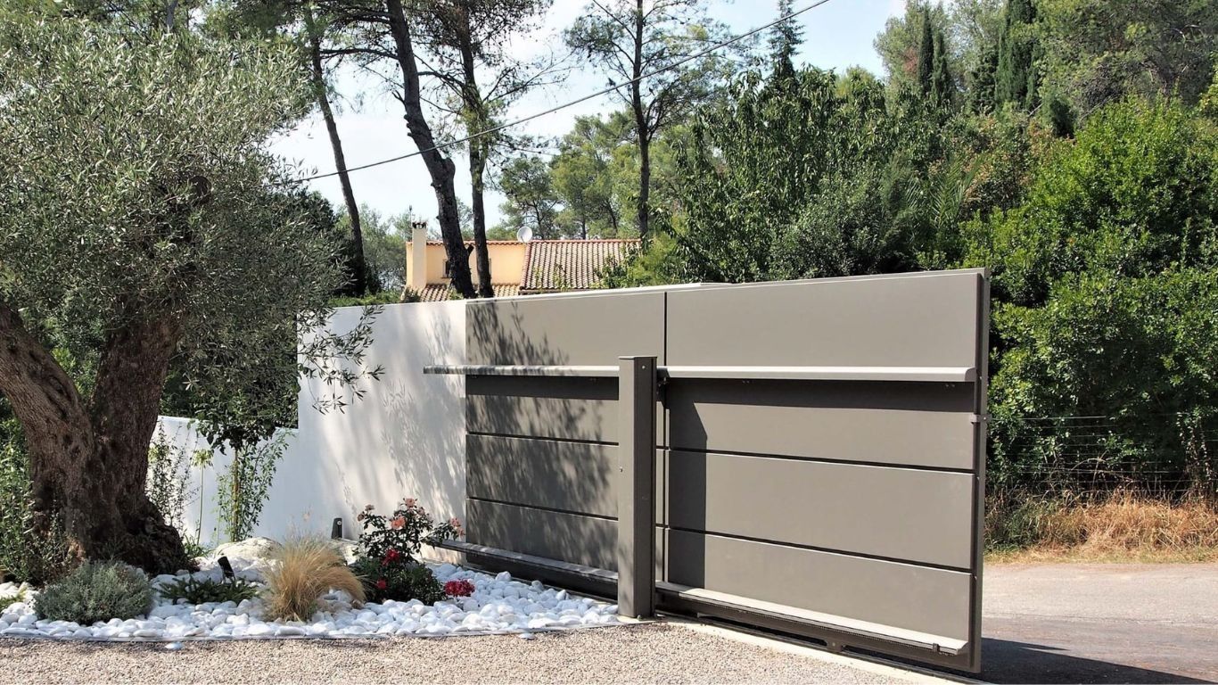 Portail coulissant posés par ASCS